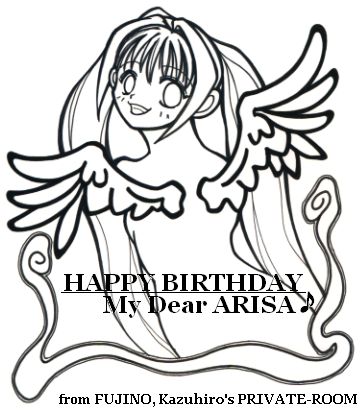 HAPPY BIRTHDAY My Dear ARISA(38KB)